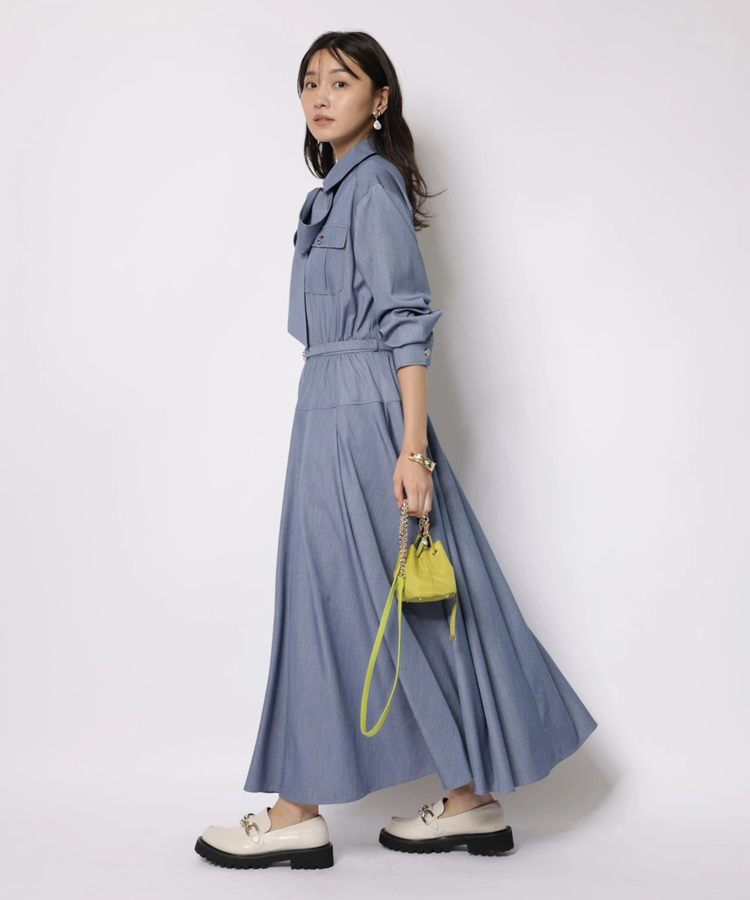 店舗限定》2WAYボウタイシャツワンピース | ワンピース | JUSGLITTY