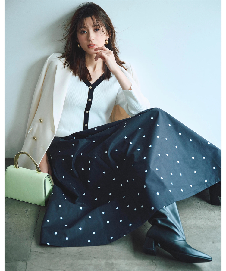 ドットスカートドッキングワンピース | ワンピース | JUSGLITTY