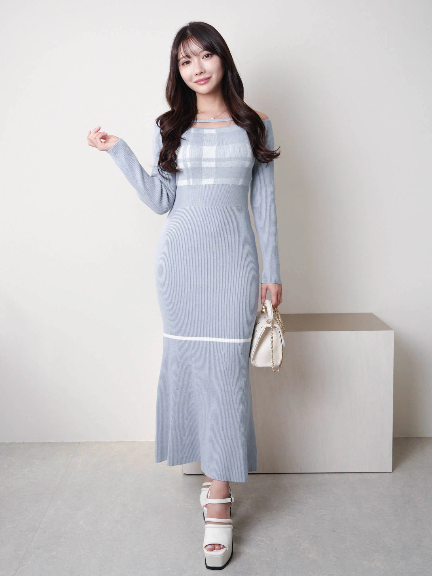 LIP SERVICE（リップサービス）｜ チェックジャガードオフショル