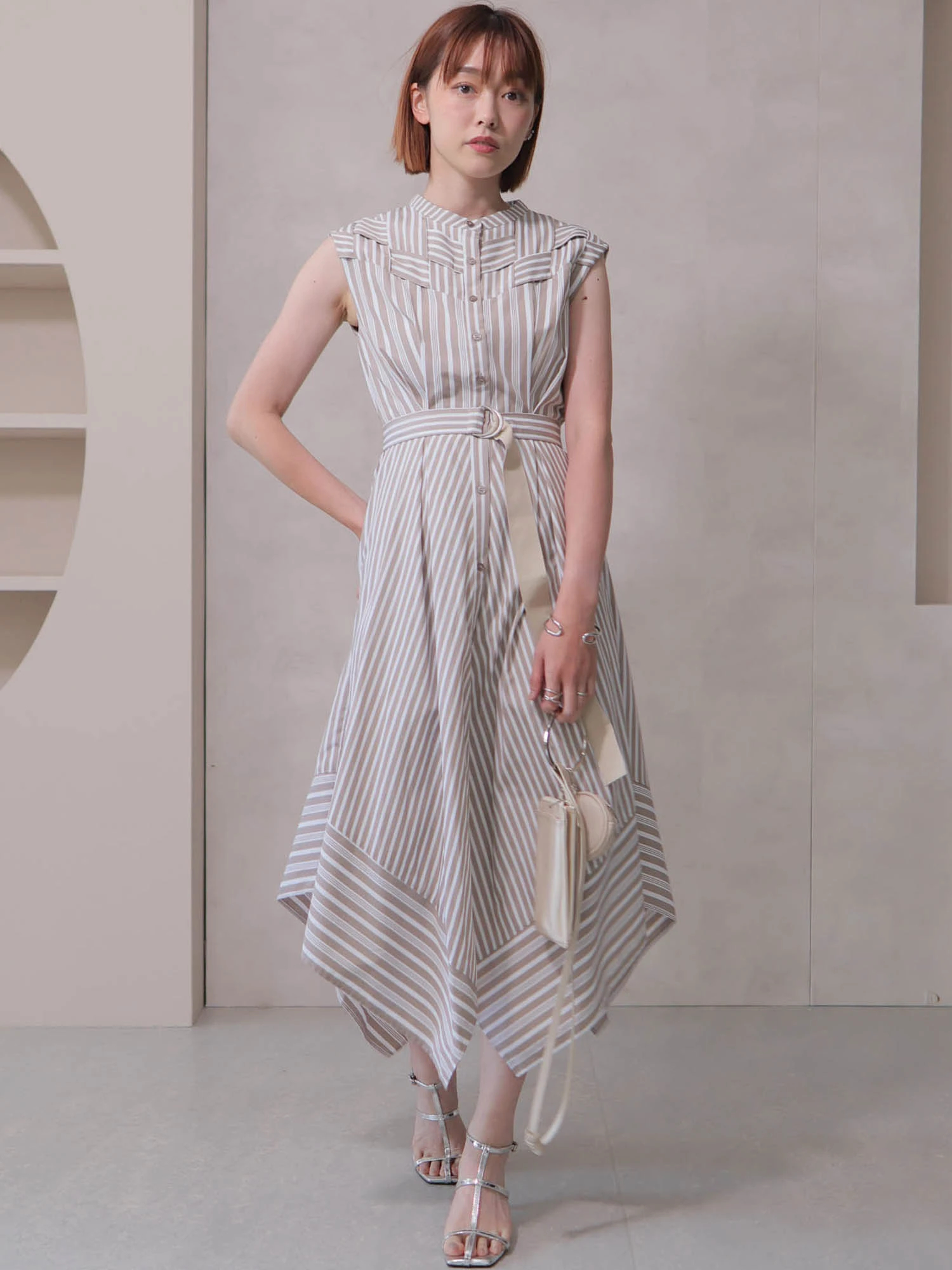 土日限定️familiar 90センチ ストライプワンピース familiar