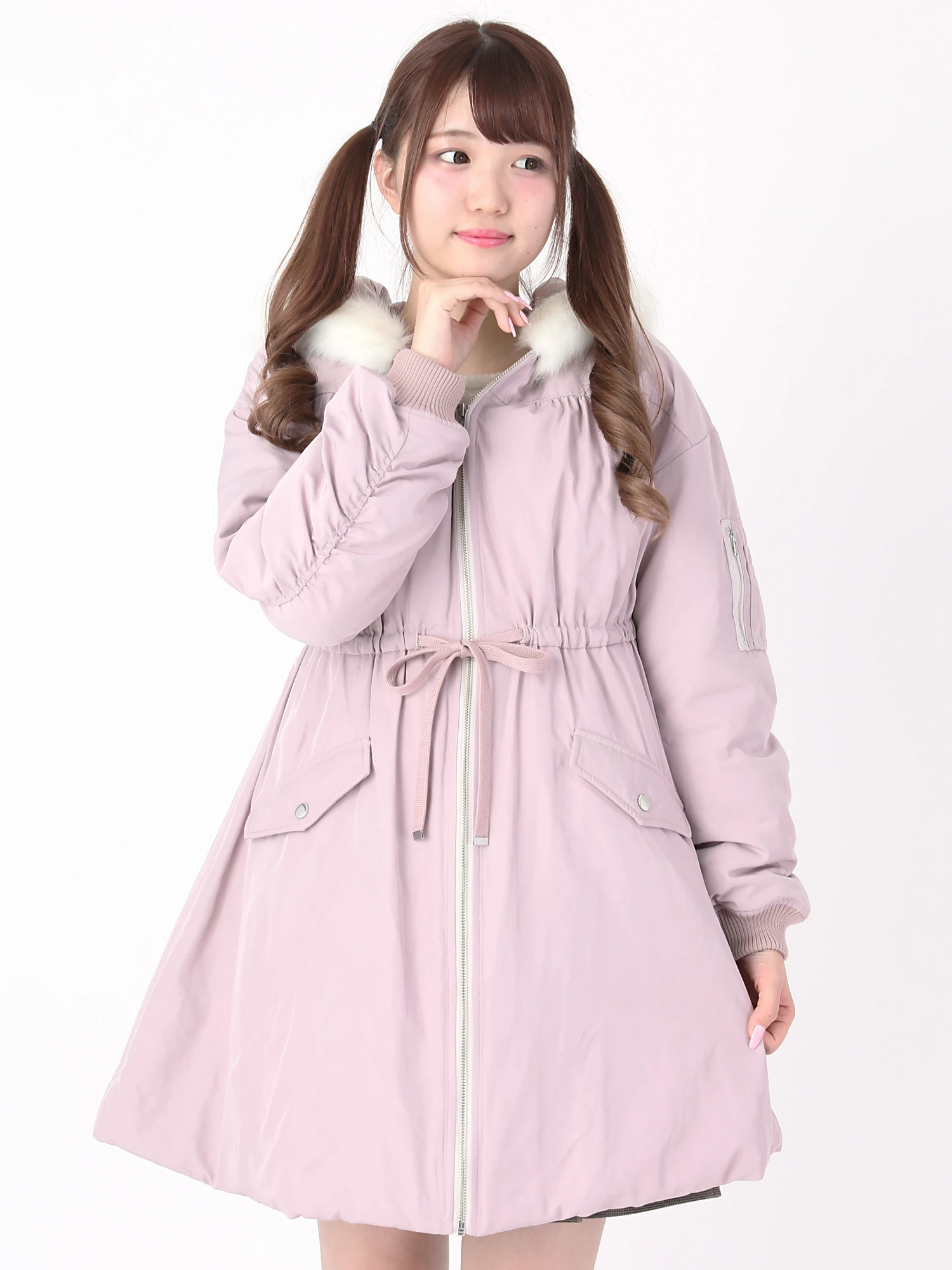 ギャザー中綿コート - Ank Rouge(アンクルージュ)のコート