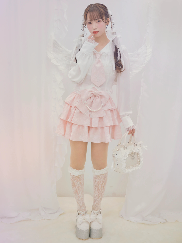 クラウンリボンシューズ - Ank Rouge(アンクルージュ)のパンプス