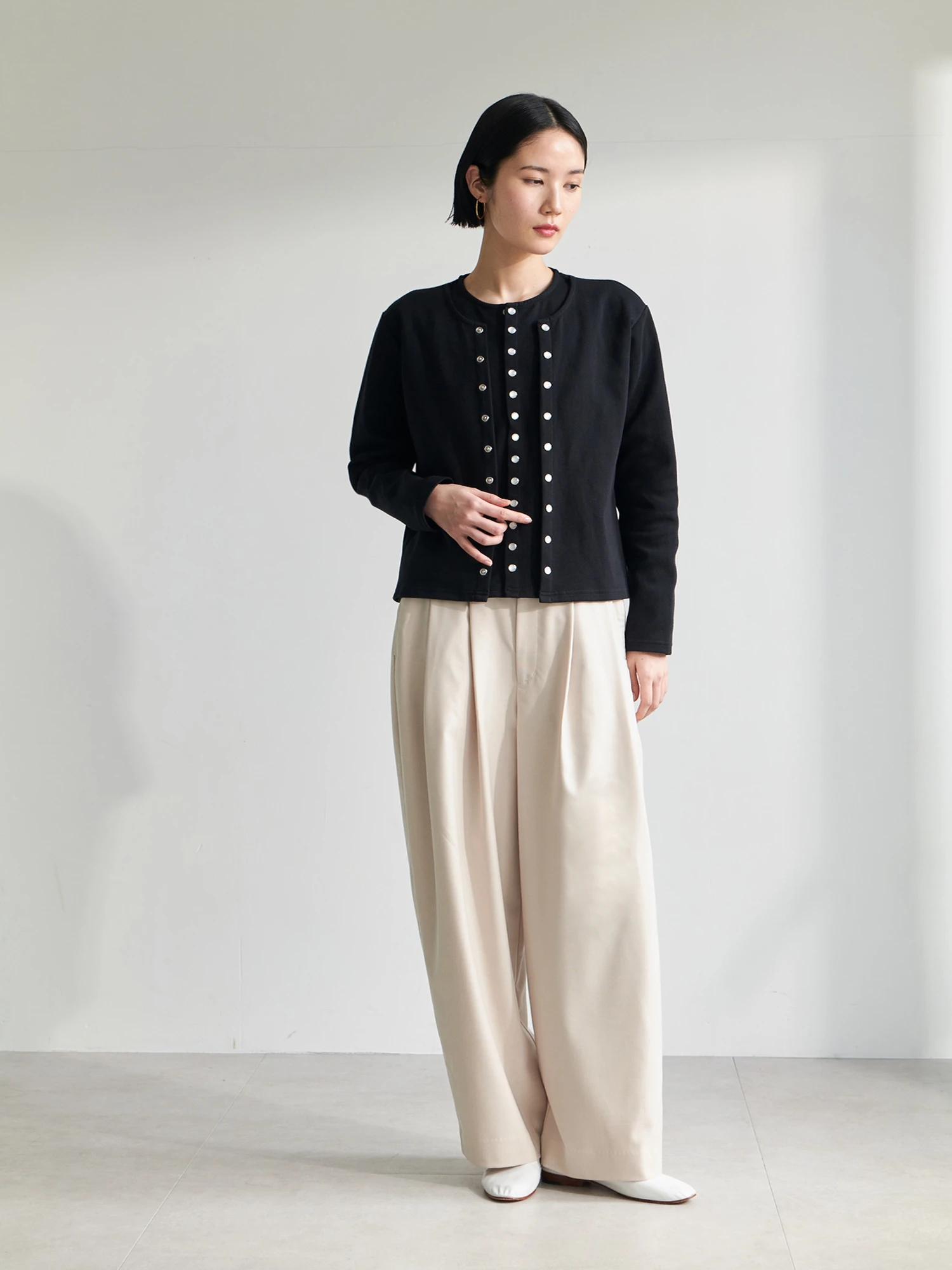 ツータックワイドパンツ / Brown&Street（ブラウンアンドストリート