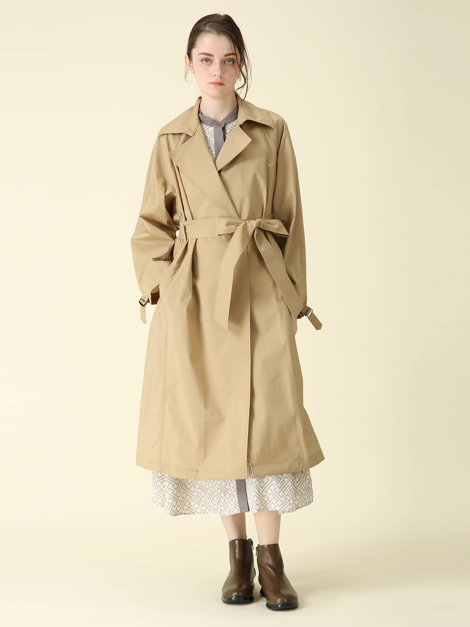 ラミネート 撥水 トレンチコート ｜ MORABITO BLANC（モラビトブラン