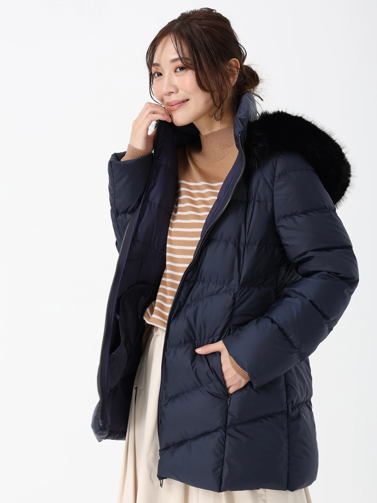 グラムールダウン コート ジャケット ｜ PINORE（ピノーレ）｜.K