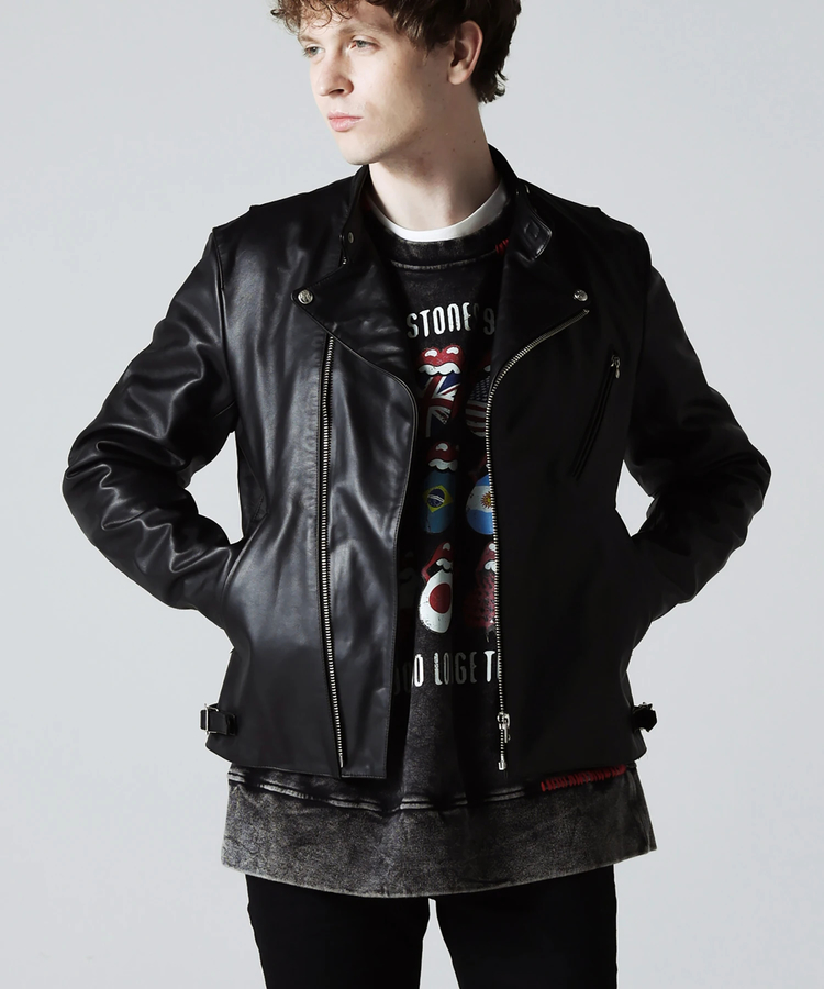 The Rolling Stones×JACKROSE】 COW LEATHER SD RIDERS(MENS