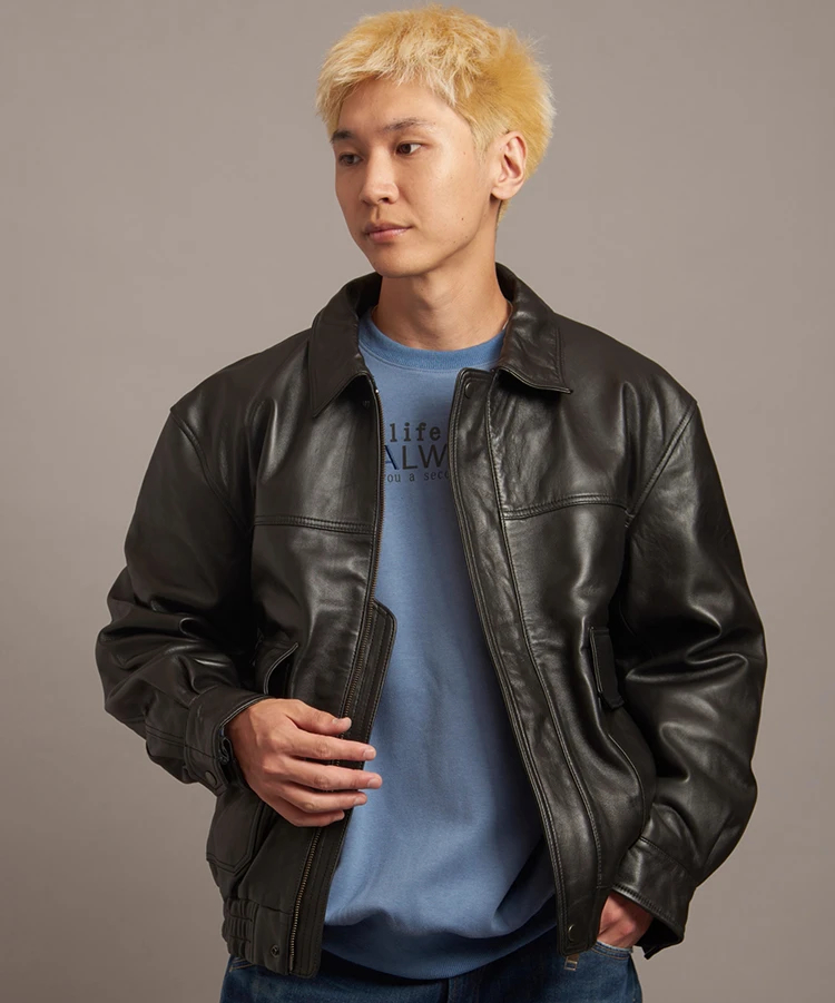 JE LAMB LEATHER A-2 JACKET(MENS)｜ファッション通販 SANKO BAZAAR