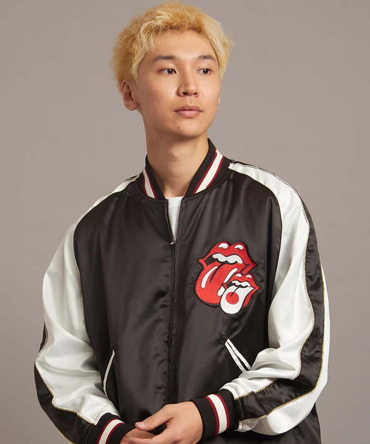 ジャックローズ ローリングストーンズ スカジャン サイズ5 (XL位