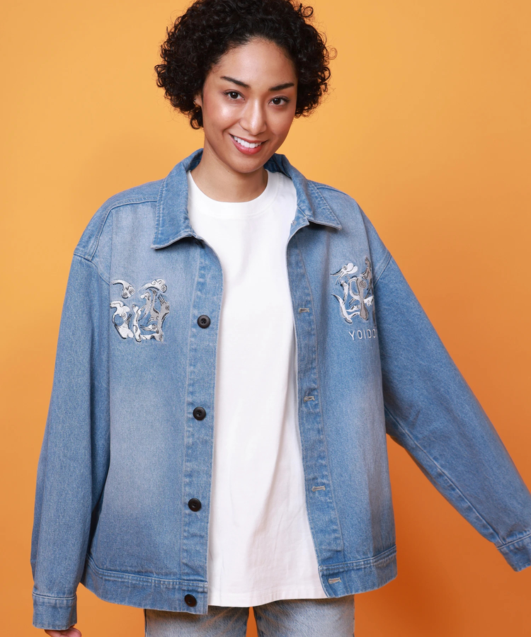 YOIDORE/酔いどれ 浮世絵 ビール デニムジャケット(MENS