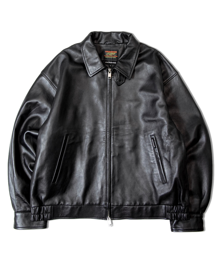 SKOOKUM×JACKROSE】 LAMB LEATHER ZIP JACKET 2025(MENS