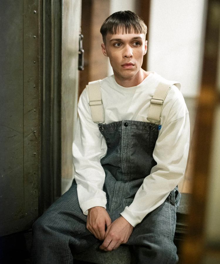 AOZORA刺し子デニム中綿オーバーオール(MENS)｜ファッション通販 SANKO