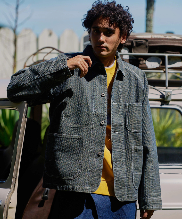 AOZORA刺し子デニムカバーオール(MENS)｜ファッション通販 SANKO