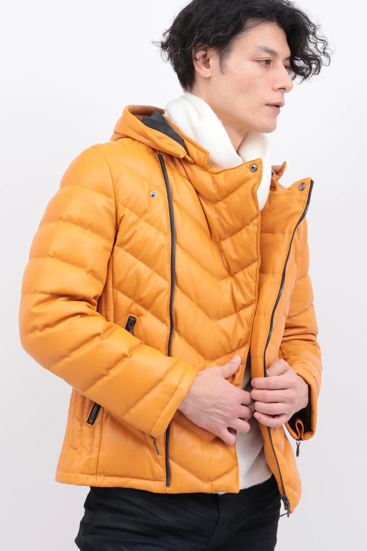 y2k グランジ TORNADO MART ライダース レザー サイズL D7 y2k