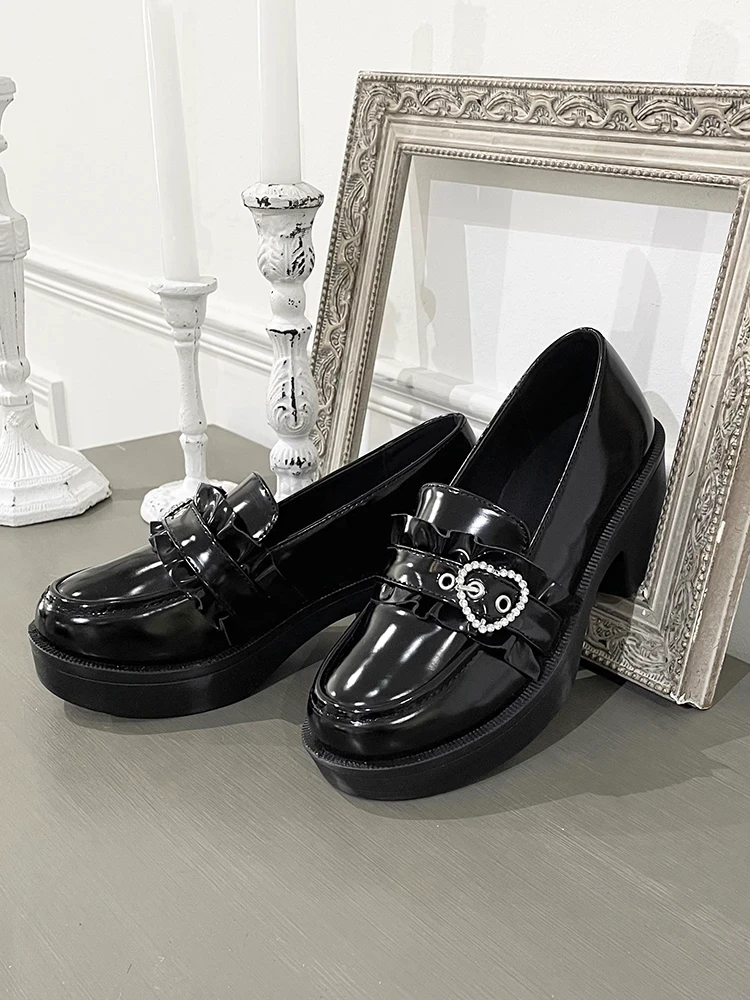 ハートバックルマニッシュシューズ（マニッシュシューズ｜黒）｜【公式