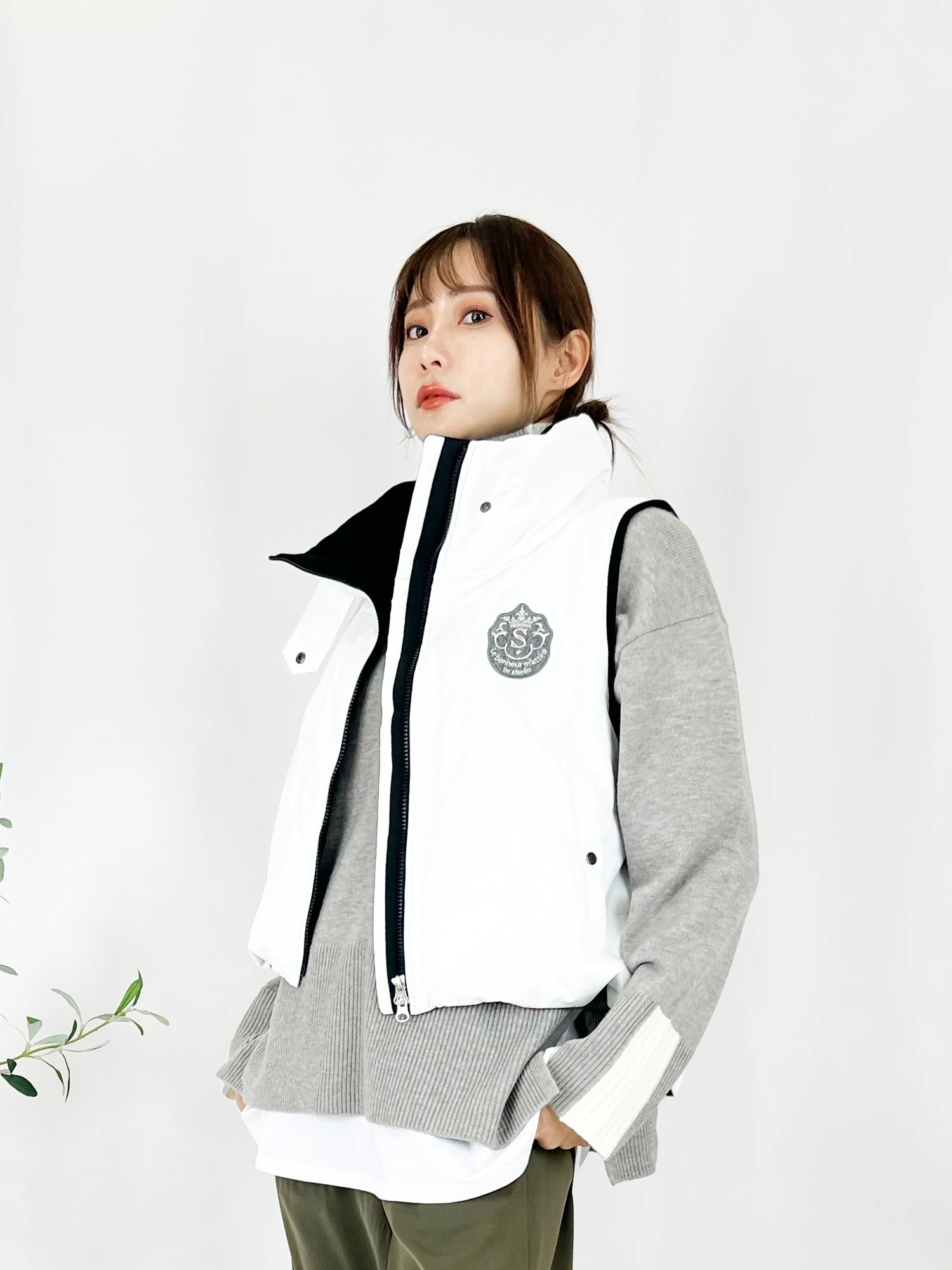 2025AW】中綿ベスト / blancvert（ブランベール）｜woollen online