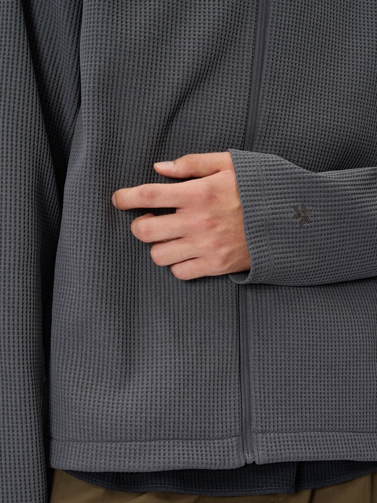 公式・限定】ワッフルライト ジップ カーディガン（ユニセックス