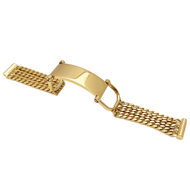 CELINE 喜平チェーン ブレスレット ゴールド 太め 金 喜平チェーン