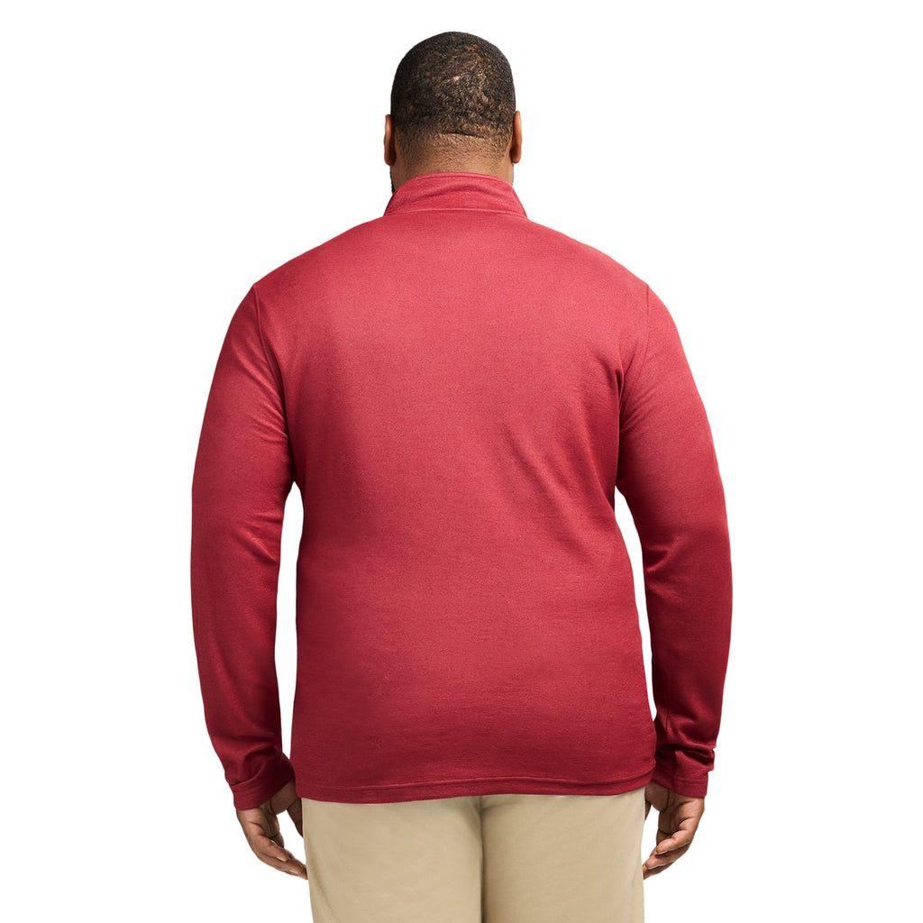 Big & Tall Performance Comfort Striped Quarter Zip - Tomato – IZOD