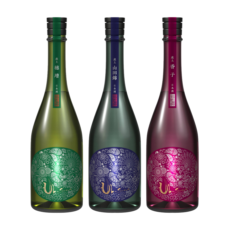 花の香酒造 産土 山田錦×穂増×香子｜五農醸3本セット -JSP