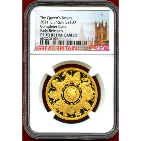 JCC | ジャパンコインキャビネット / イギリス 2021年 £100 クイーンズ