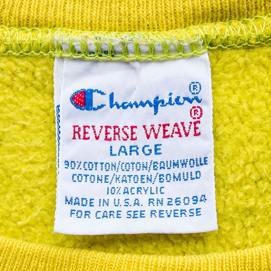 チャンピオン】リバースウィーブとは？見分け方やタグの変遷など徹底