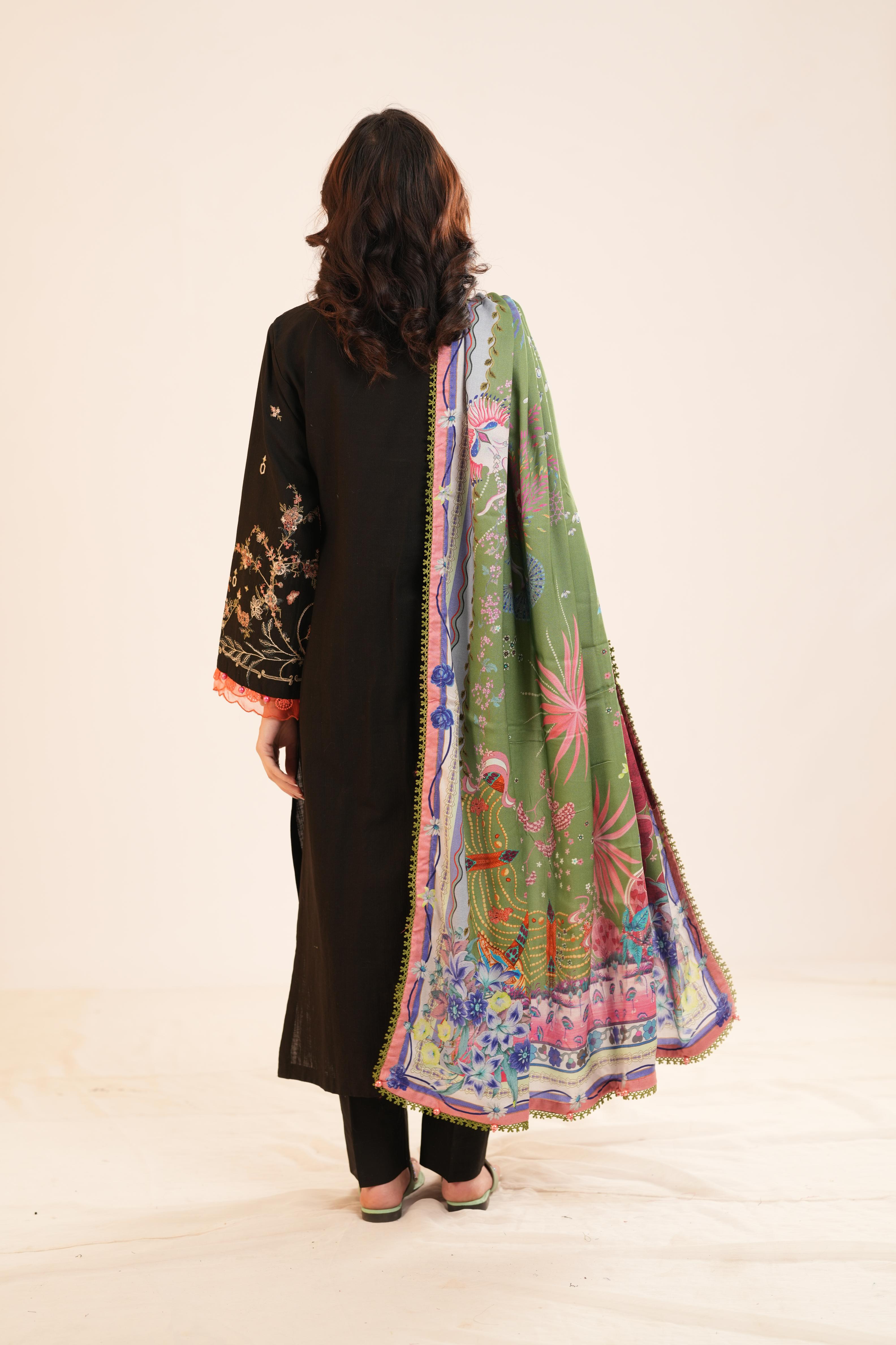 Design 6A - Sana Safinaz Muzlin Stitched – Janan