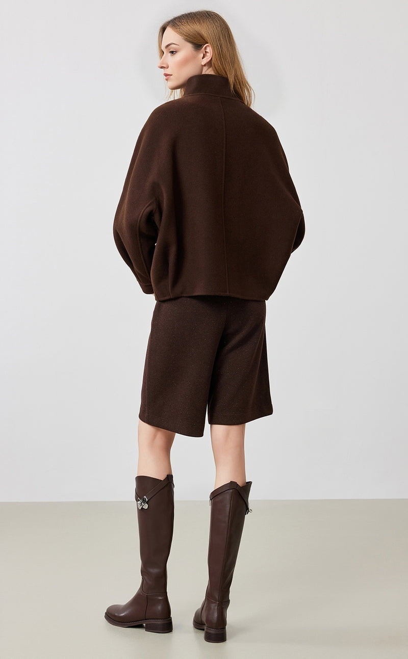 Mock Neck Wool Jacket – JAC by Jacqueline Conoir