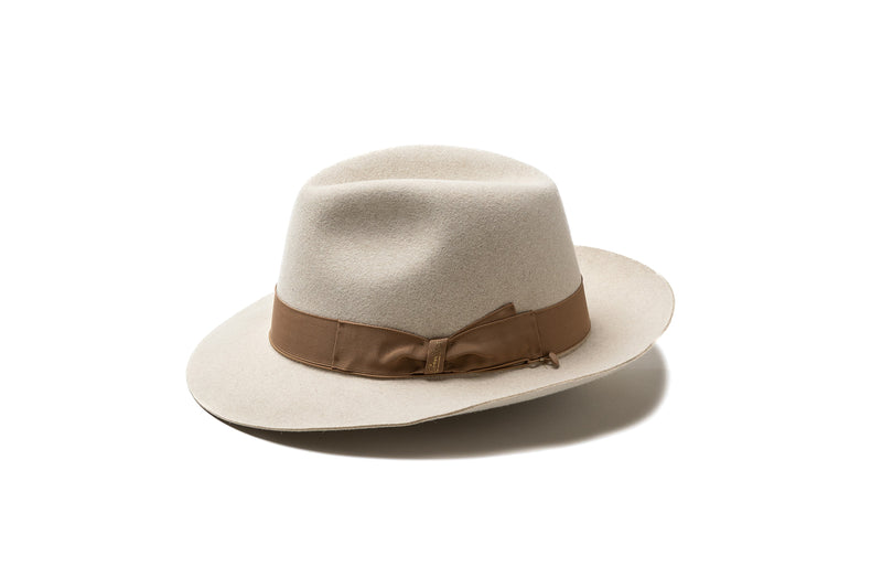 Borsalino ハット アイボリー 59cm オプティモ ボルサリーノ
