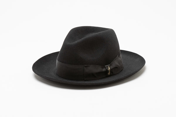 D,ari 中折れハット3種異素材リボンウール100 HYDE こなれ感あり