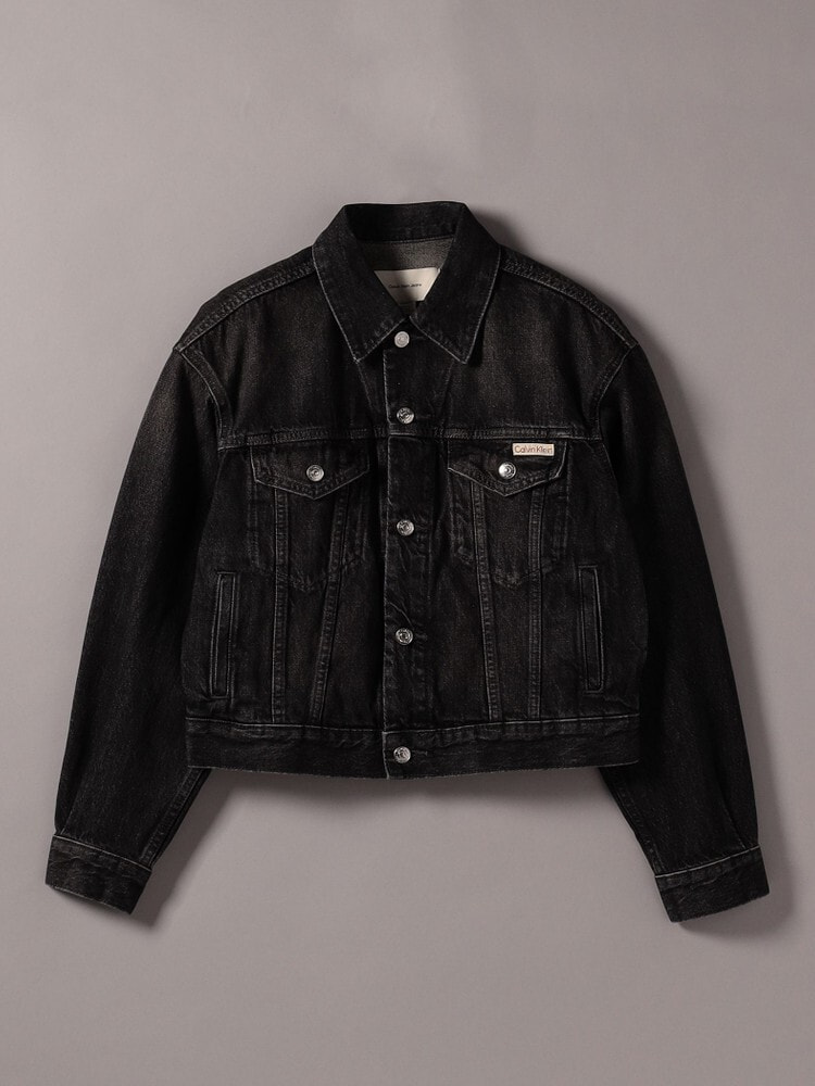 デニムジャケット - 90sブラックデニムトラッカージャケット