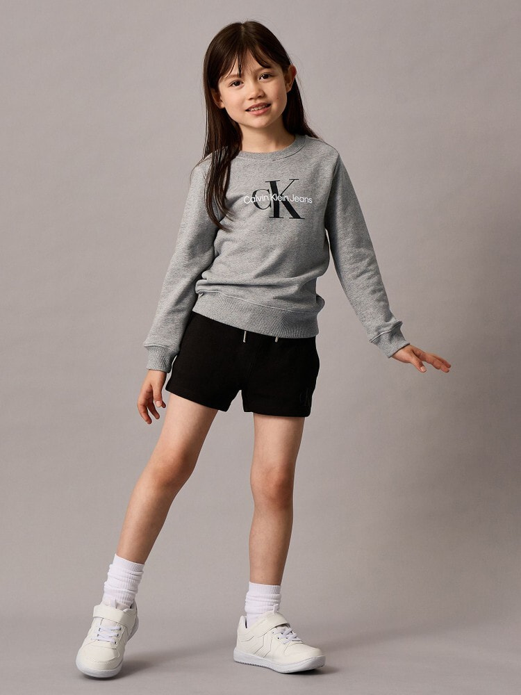 公式オンラインストア限定商品]キッズ - CKモノグラムテリークルー