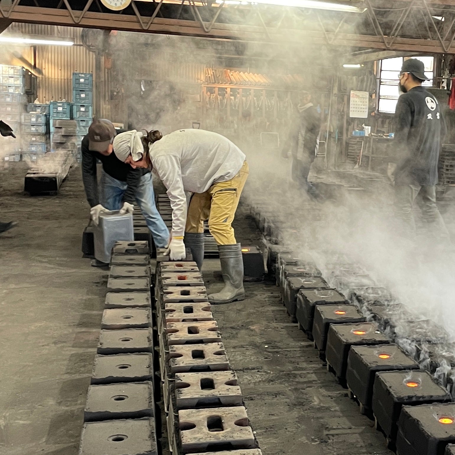 南部鉄器 小鉄瓶 急須 | アラレ 0.5L | 紅 | 及富