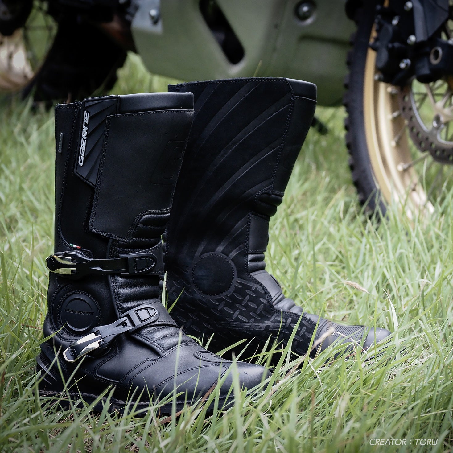 試着無料】ガエルネ【防水】Gミッドランド ゴアテックス - 防水 バイク