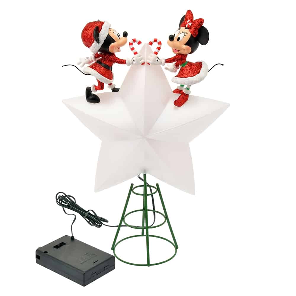 ミッキー＆ミニー オーナメント・ツリートッパー ライトアップ Disney