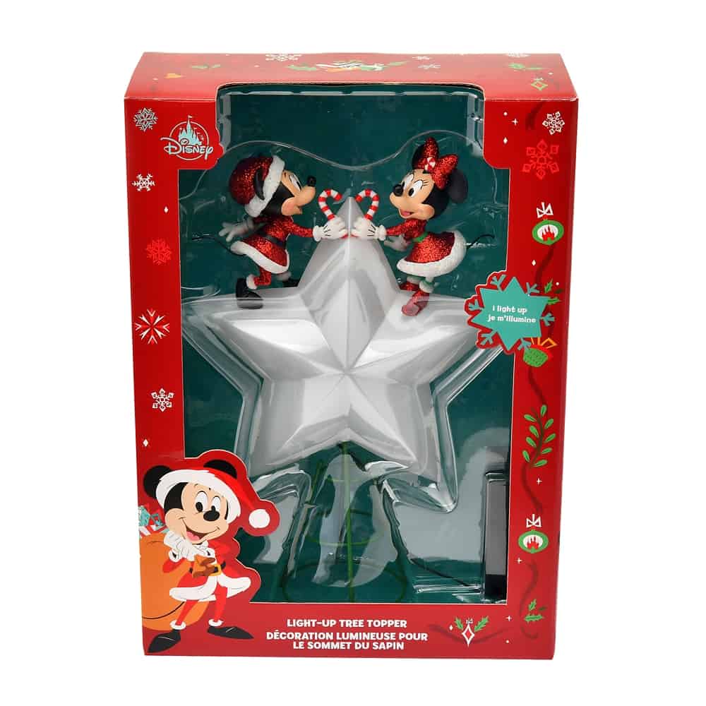 ミッキー＆ミニー オーナメント・ツリートッパー ライトアップ Disney