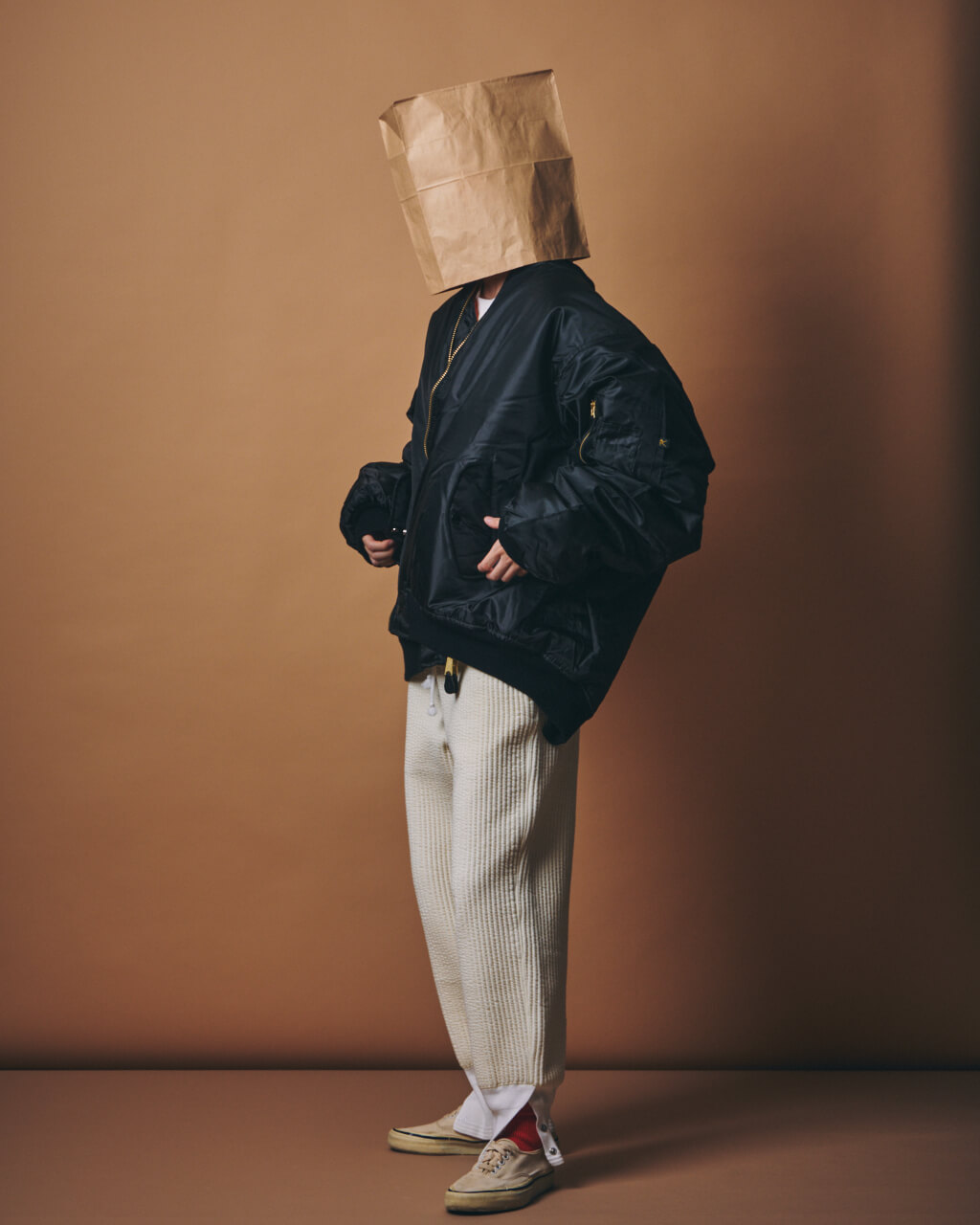 m.u × PRE_KIMONO MA-1 BK – Japoness