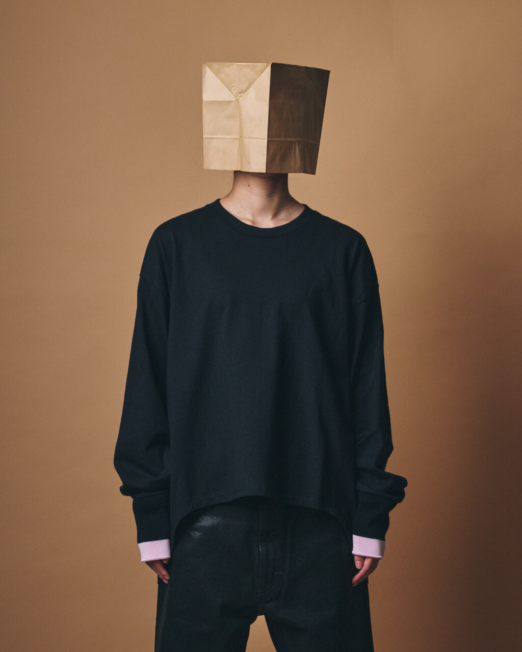 m.u bicolor RIB L/S T BK – Japoness