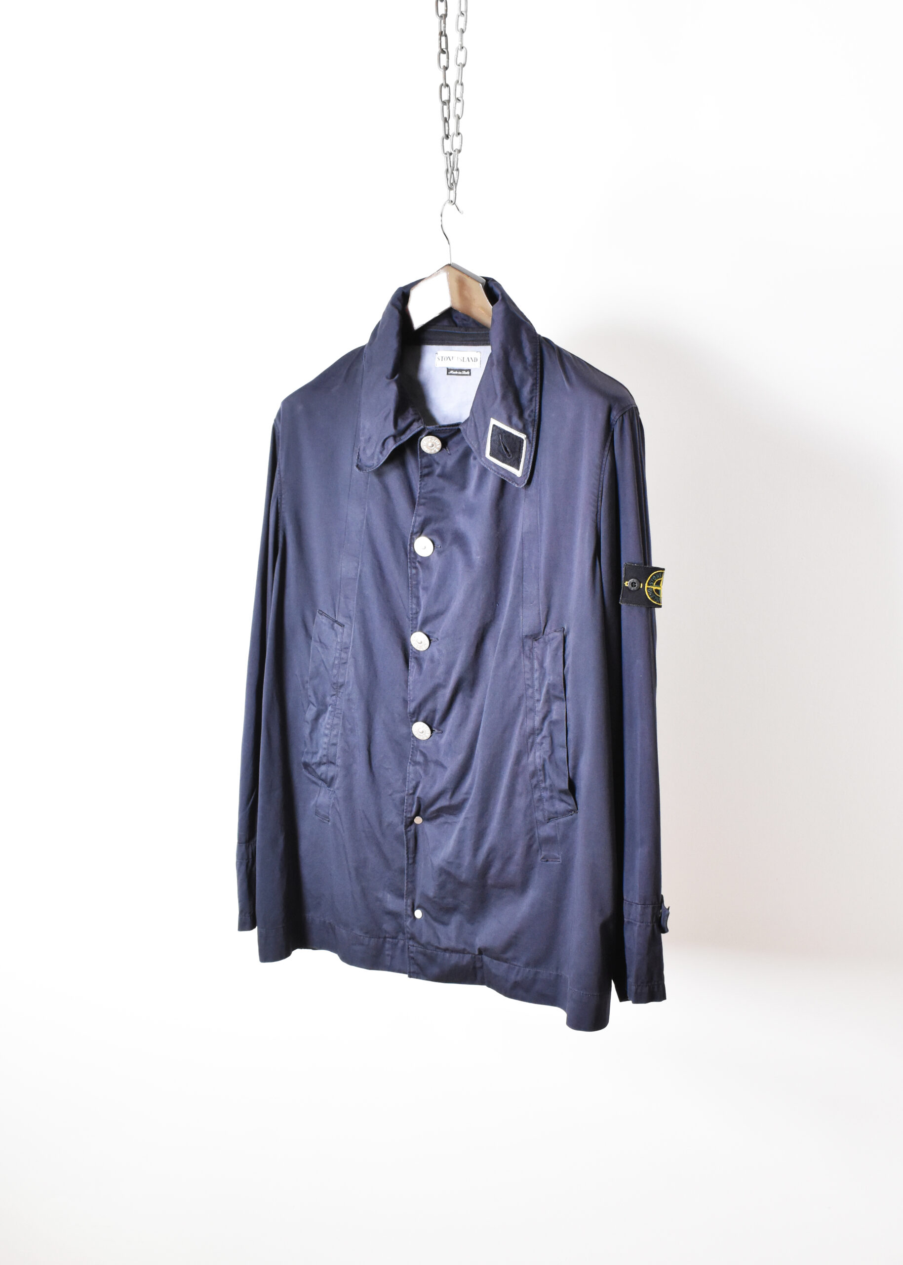 SS02 STONE ISLAND RASO GOMMATO DECK JACKET - Jazzy Badger