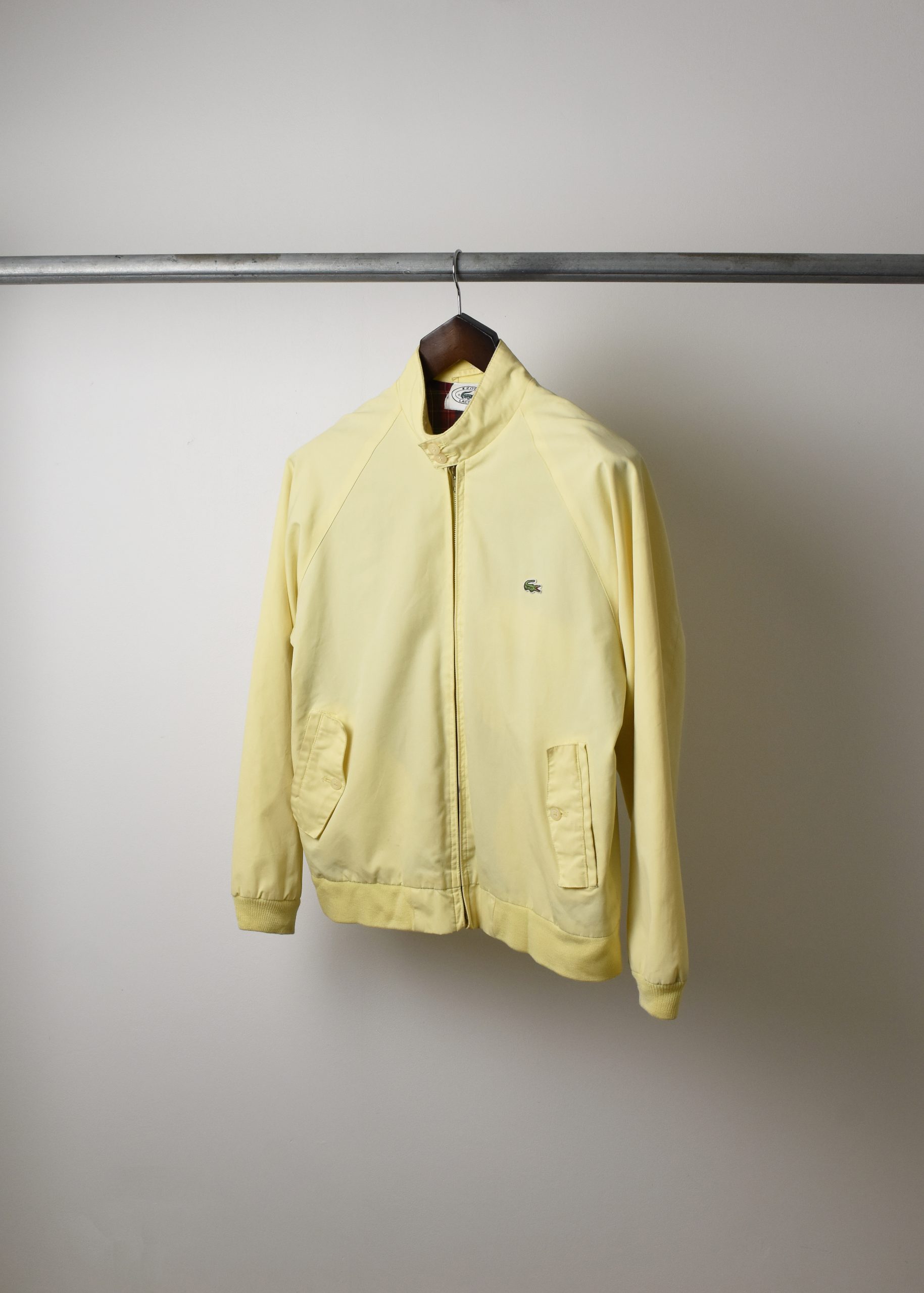 1980S IZOD LACOSTE PASTEL BLOUSON JACKET (M) - Jazzy Badger