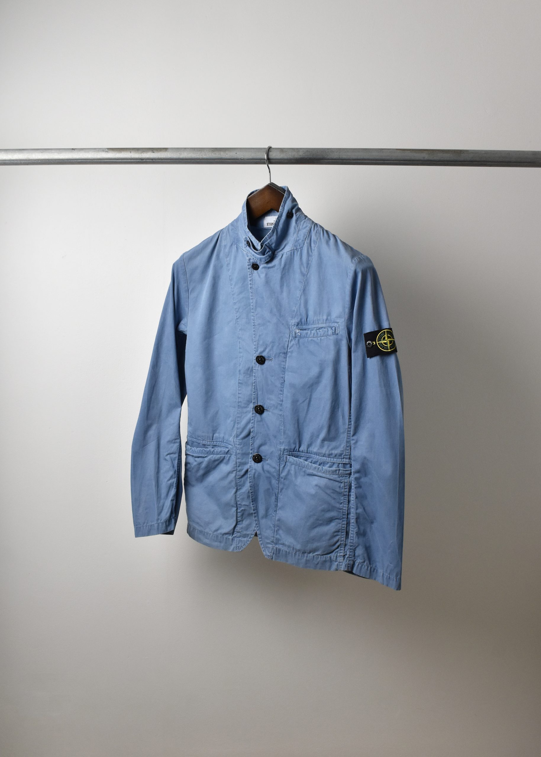 SS14 STONE ISLAND TELA SMERIGLIATA CHORE JACKET (M) - Jazzy Badger