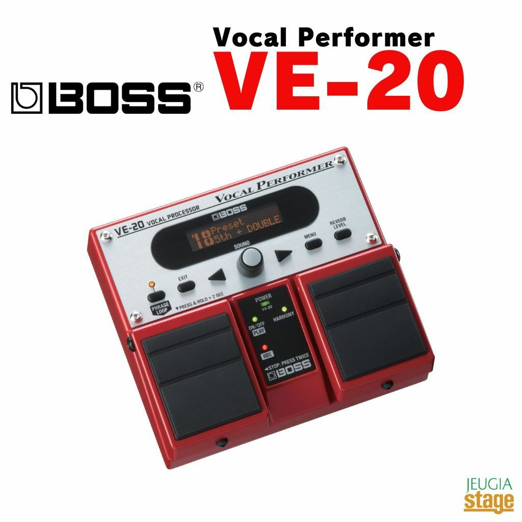 この商品はお取り寄せ品になります】BOSS Vocal Processor VE-20ボス