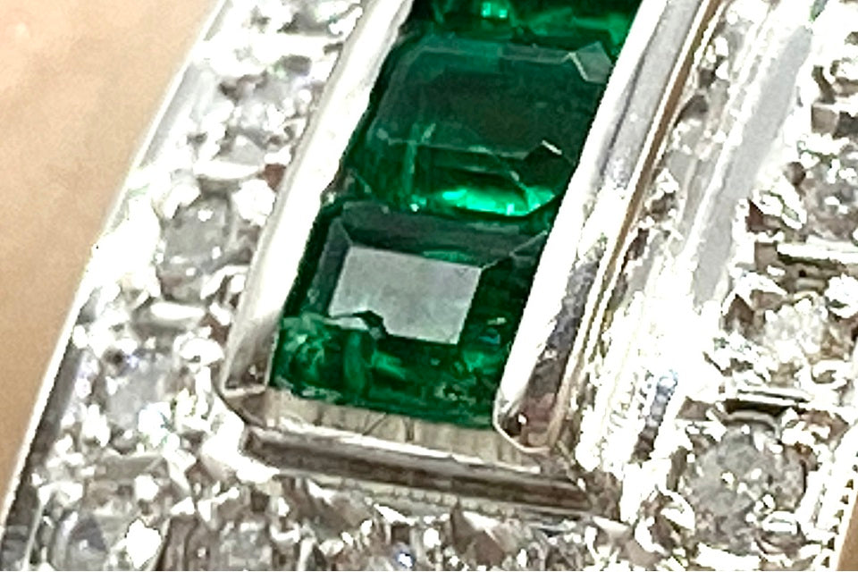 Emerald Pt900エメラルド ダイヤモンドリング (NO.48983) – JEX宝石