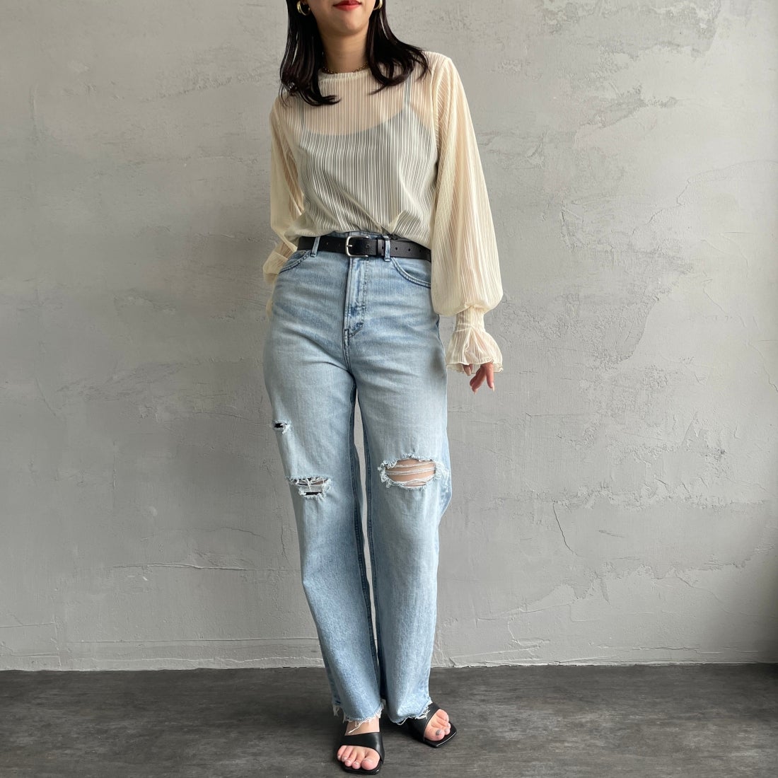 YANUK [ヤヌーク] ボーイズストレート LEA/レア [57121231]｜ジーンズ