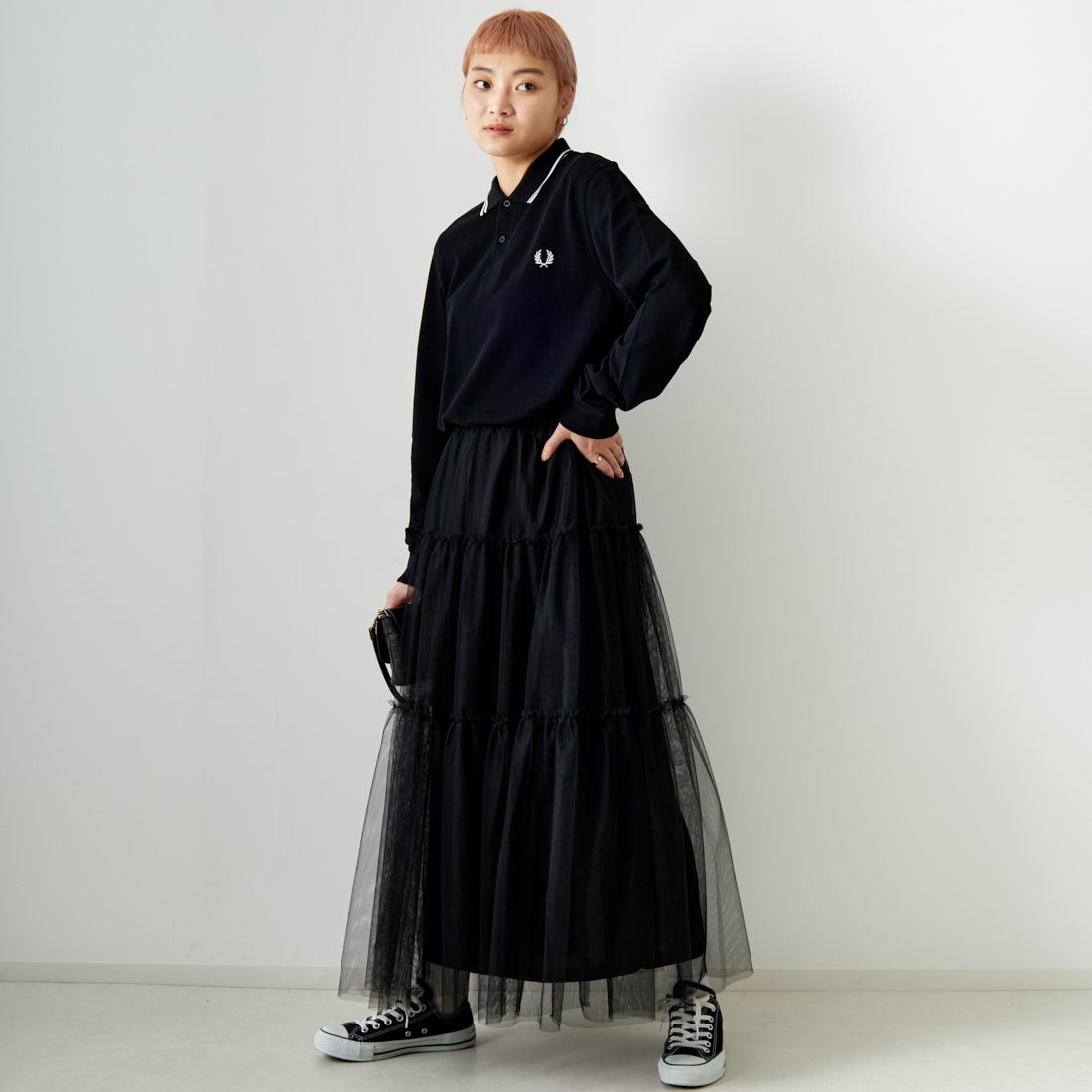 FRED PERRY [フレッドペリー] ツインティップライン ロングスリーブ