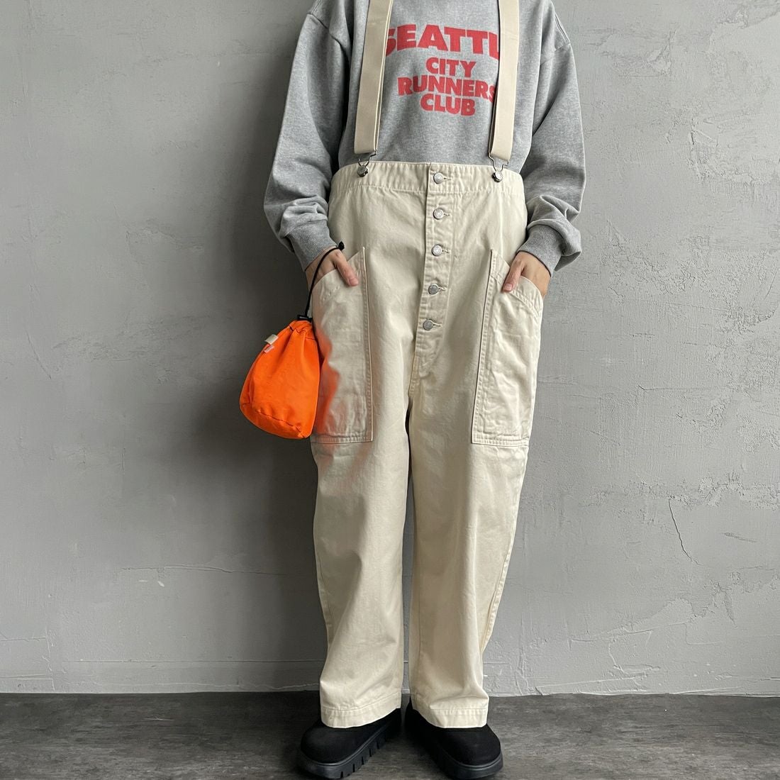 HARVESTY [ハーベスティ] サスペンダーガーデンパンツ [A12402