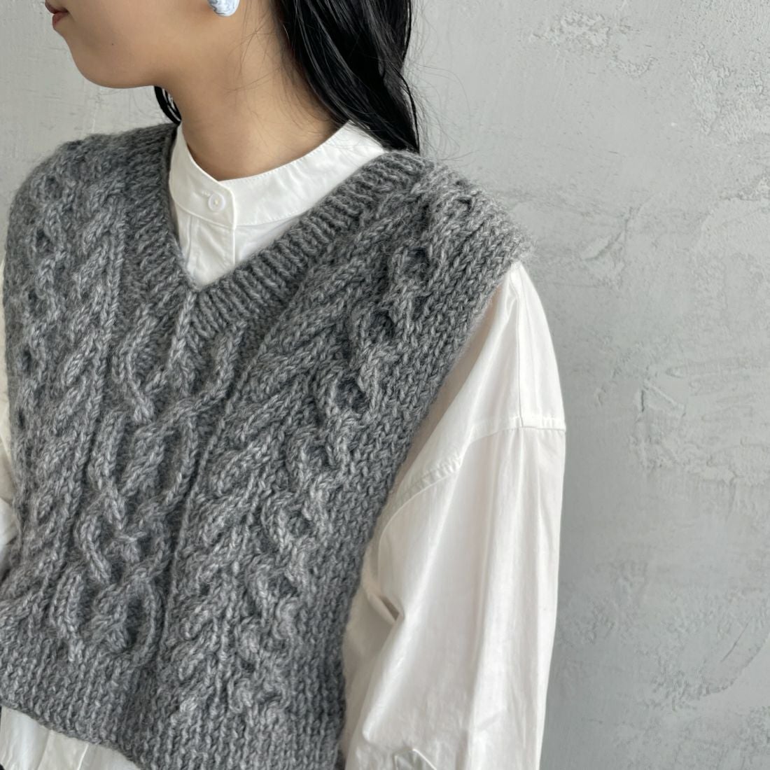 NEPAL HAND KNIT [ネパールハンドニット] 別注 ハンドニット サイド