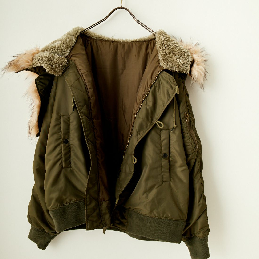 MILITARY [ミリタリー] 別注 N-2B オーバーサイズフライトジャケット