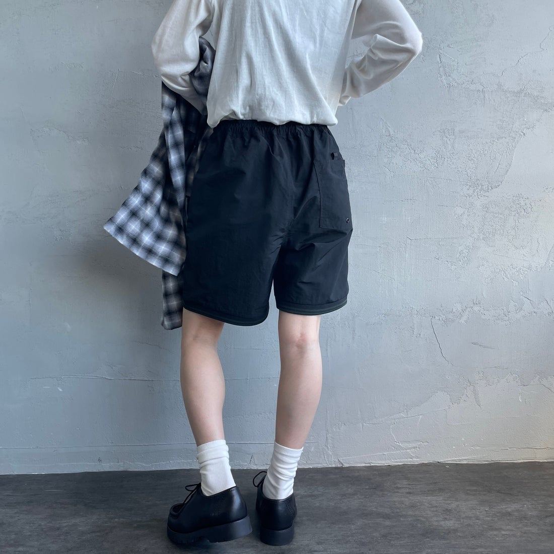 FRED PERRY [フレッドペリー] 別注 ワンポイントロゴ刺繍ショート