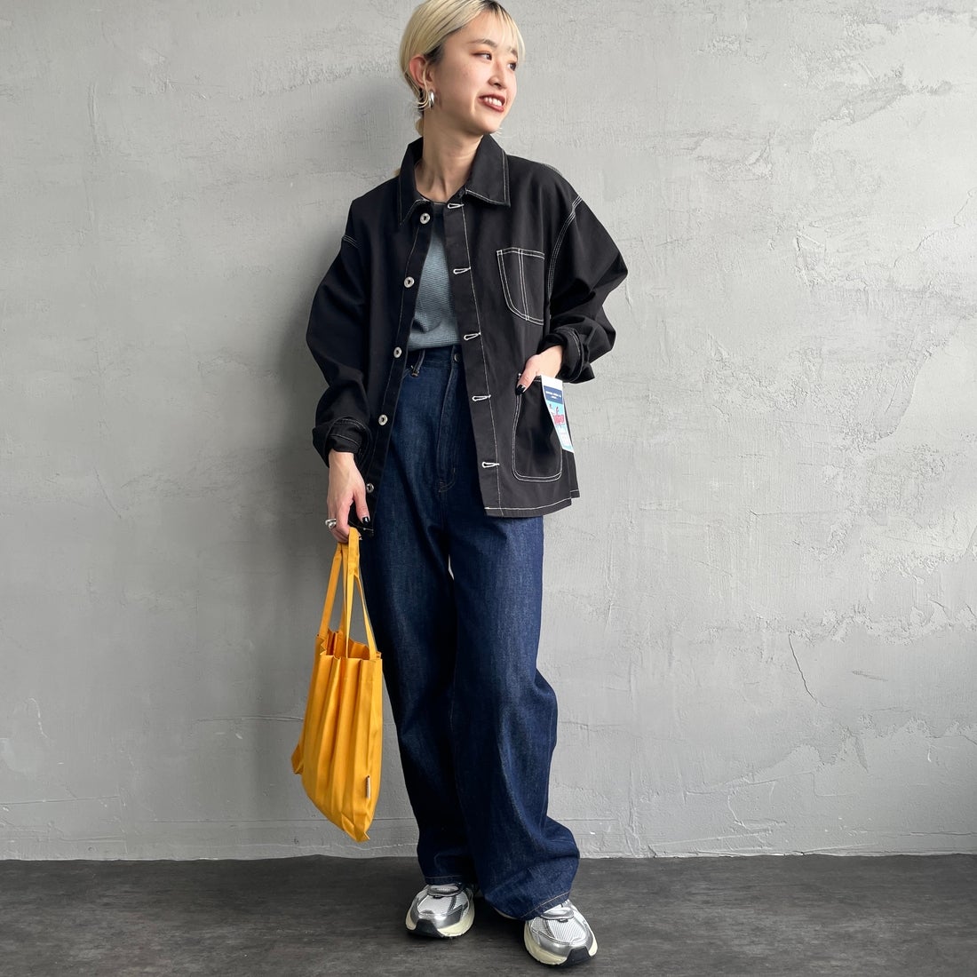 UNIVERSAL OVERALL [ユニバーサルオーバーオール] 別注 配色ステッチ