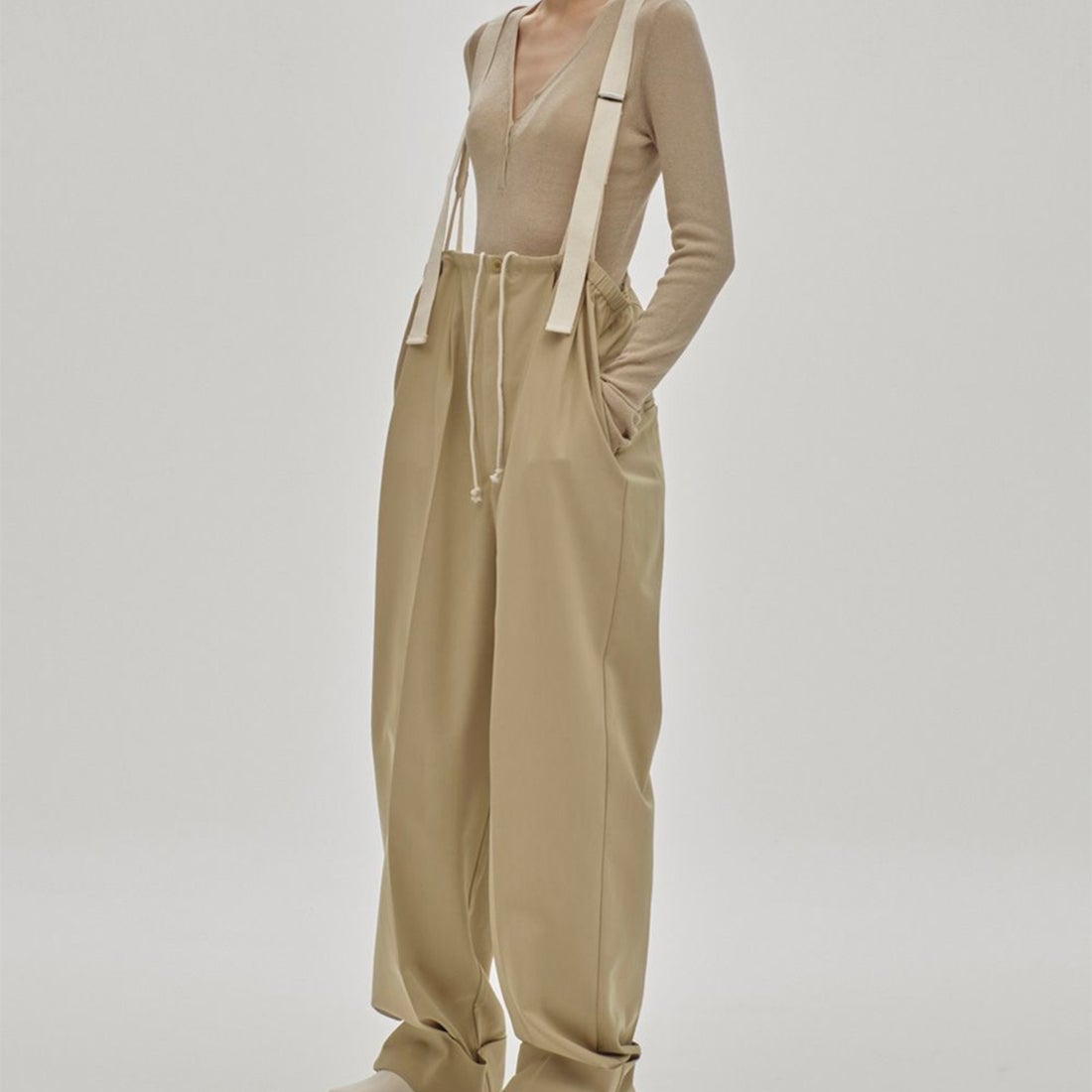 TODAYFUL [トゥデイフル] サスペンダーハイウエストパンツ [12510703